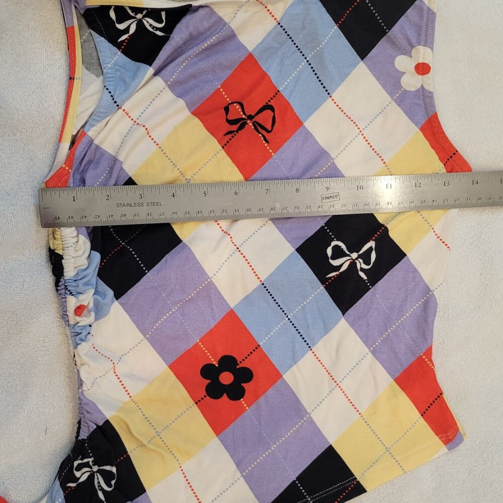 (NWT) Lisa Says Gah - Erin Tank - Cirque Argyle (XS) - Picture 7 of 10